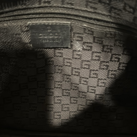 Vintage authentic Gucci Suede Elegant Black Hobo Bag - Picture 7 of 7